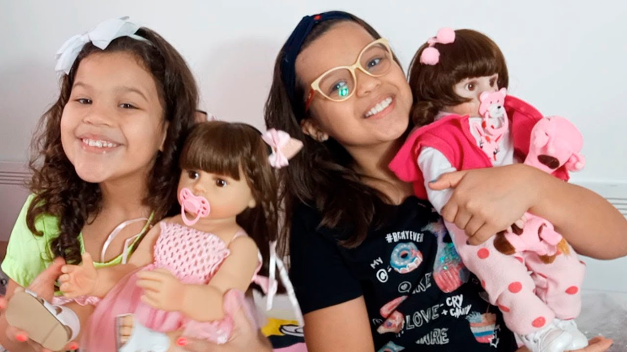 ENXOVAL DA NOSSA BEBÊ REBORN | ROTINA DA NOSSA BONECA BEBÊ REBORN DE SILICONE
