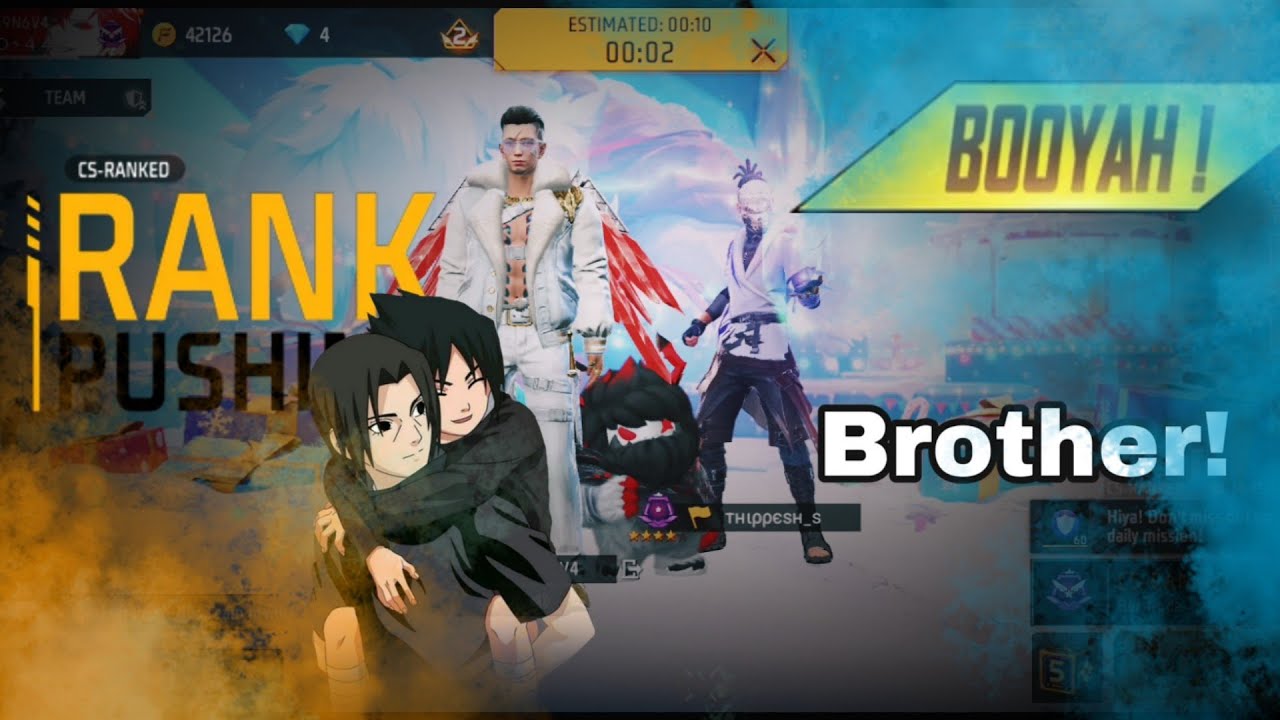 CS Rank push || with Brother || 🤯..!