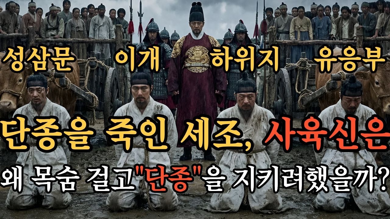 [한국사 역사] 왕과 사는 남자, 단종을 죽인 세조, 사육신은 왜 목숨 걸고 단종을 지키려했을까?