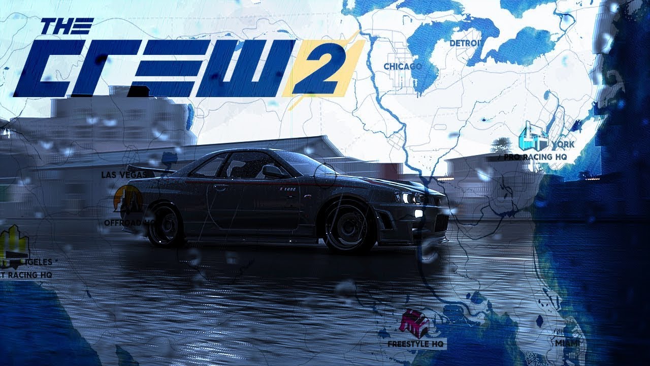 Driving Around The Map / The Crew 2 - 1080p