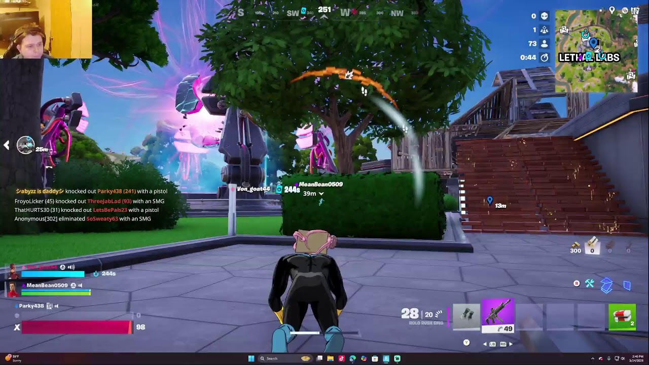 Fortnite: прямая трансляция