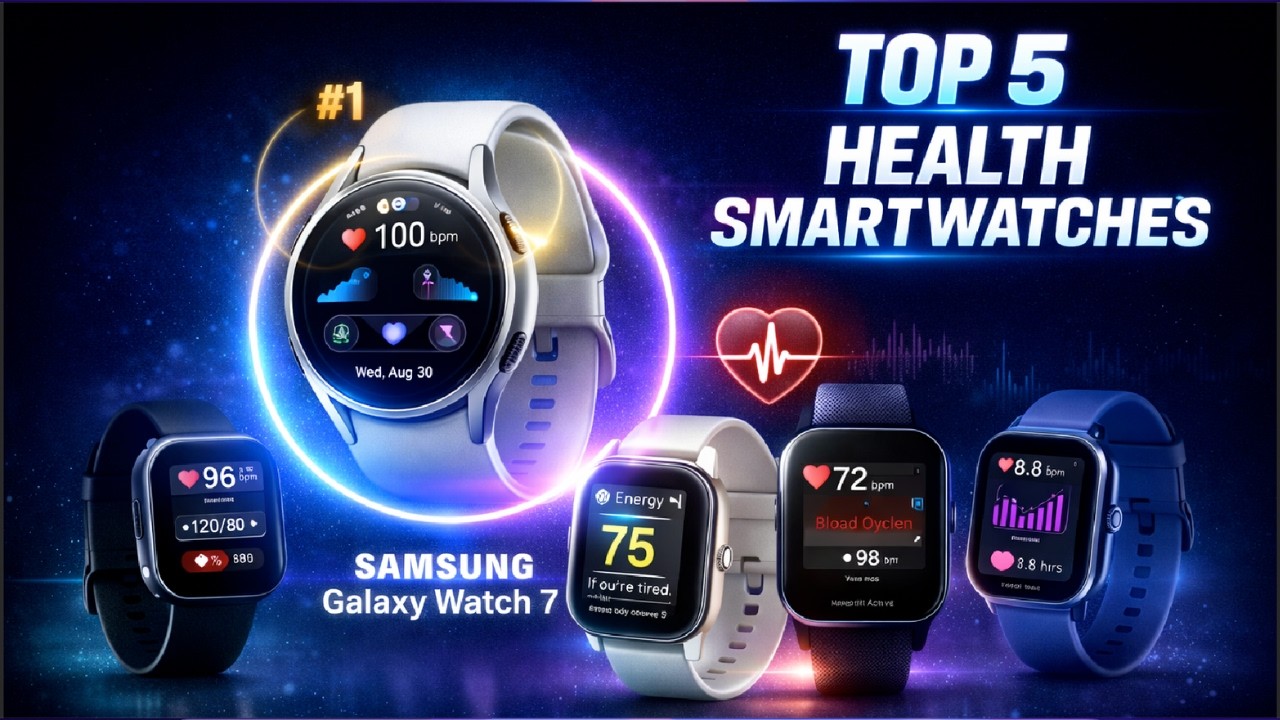 Top 5 Health Smartwatches You Should Buy in 2026