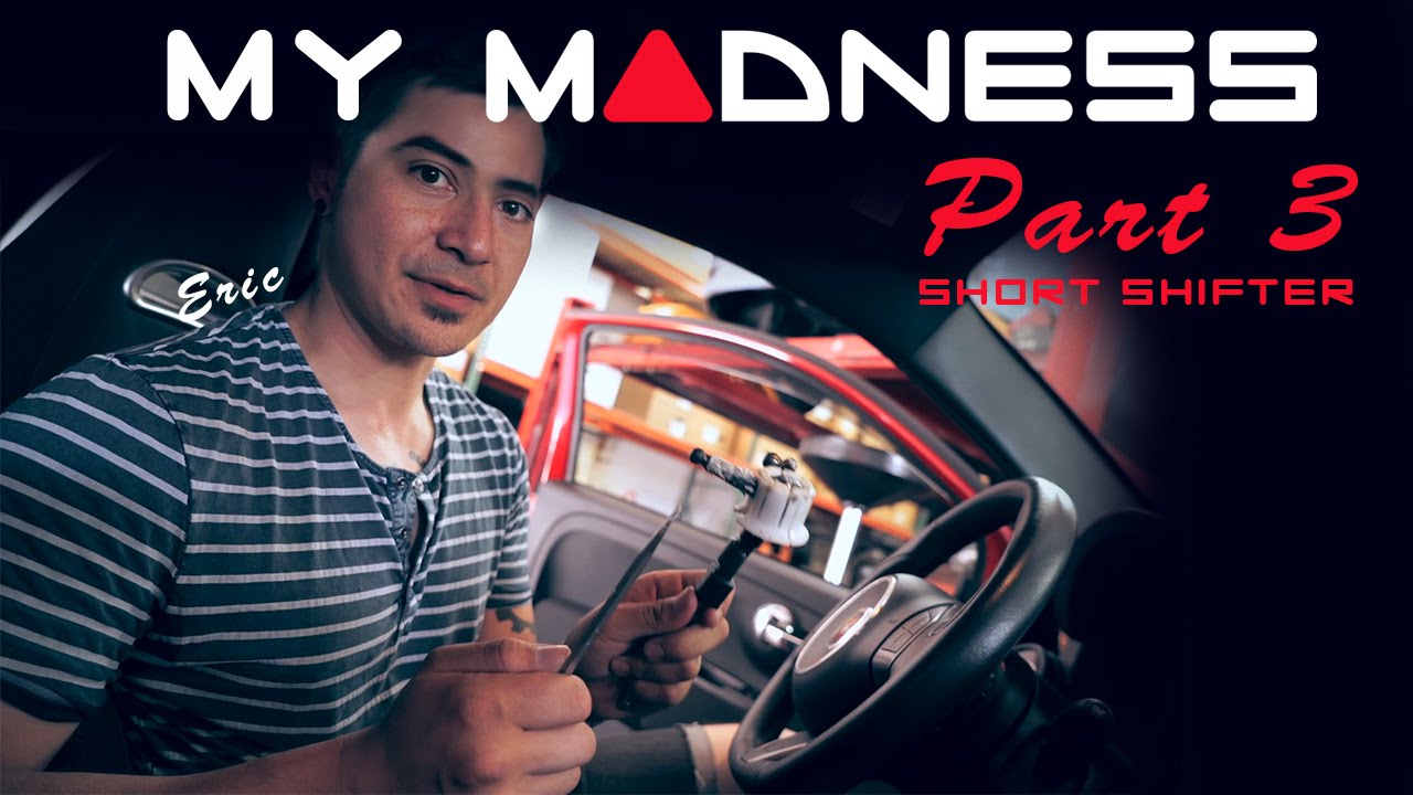 My MADNESS - Eric - Part 3 (FIAT 500 Short Shifter / Shift Knob / Boot Install)