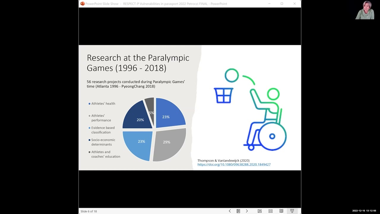 Day 2 Research Presentation - Professor Andrea Petroczi