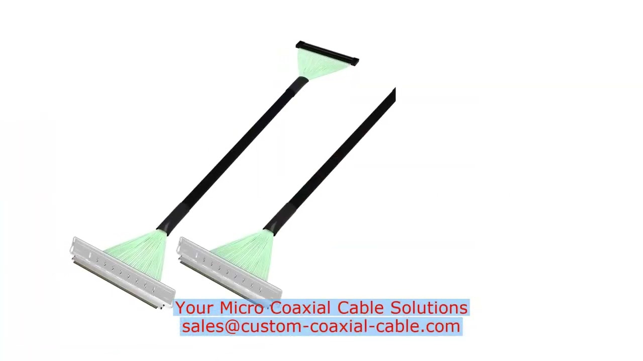 I-PEX 20497-R32T 30 pin to micro usb cable 20848-020T Ultrasound micro coax cable for ADAS stereo vi