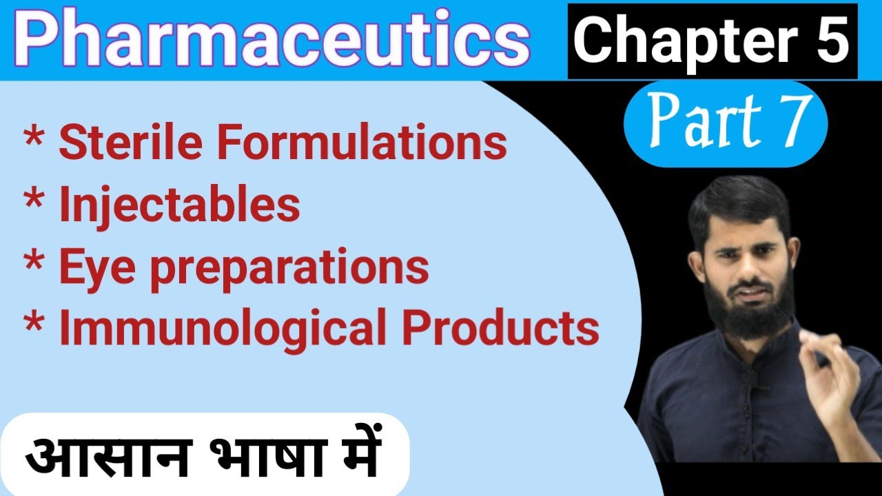 Sterile formulations || Injectables || eye drops || Immunological Products || Sera  || Vaccines
