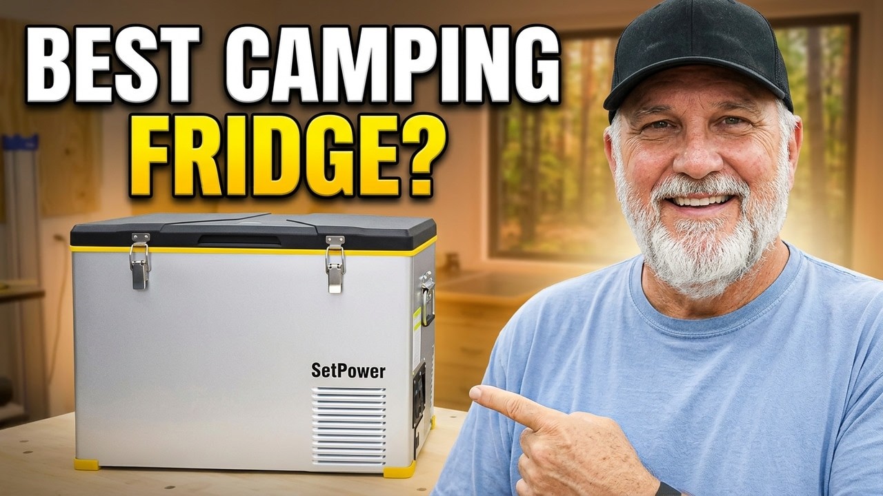 CAMPING Made Easy with This Portable Electric Fridge!