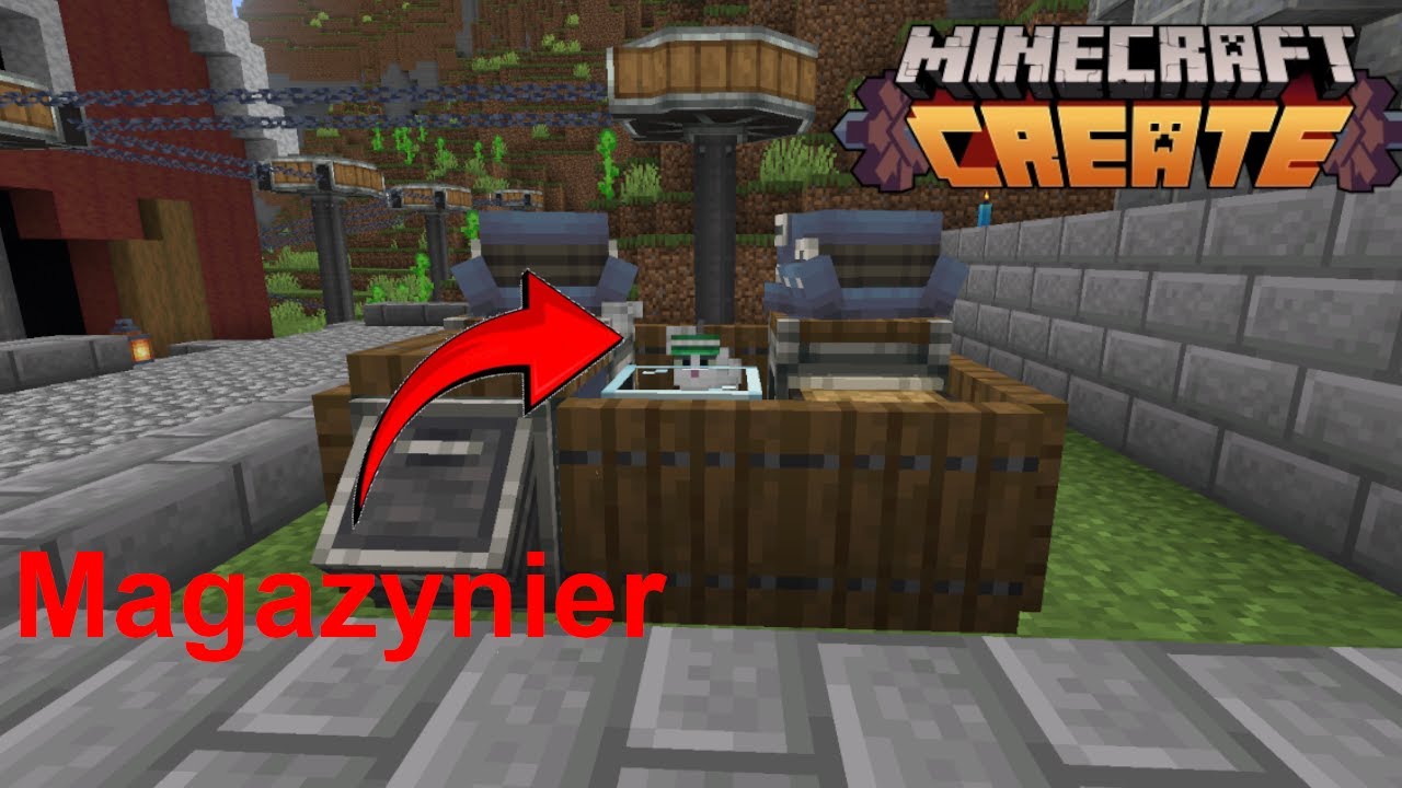 Lepszy magazyn! | Minecraft: Create | Odc. 8