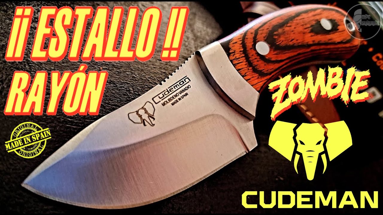 😡❗ESTALLO ALGO RARO  tiene  ESTE CUCHILLO que ES DIFÍCIL de VER❗AQUÍ LO CUENTO EL CUDEMAN RAYÓN