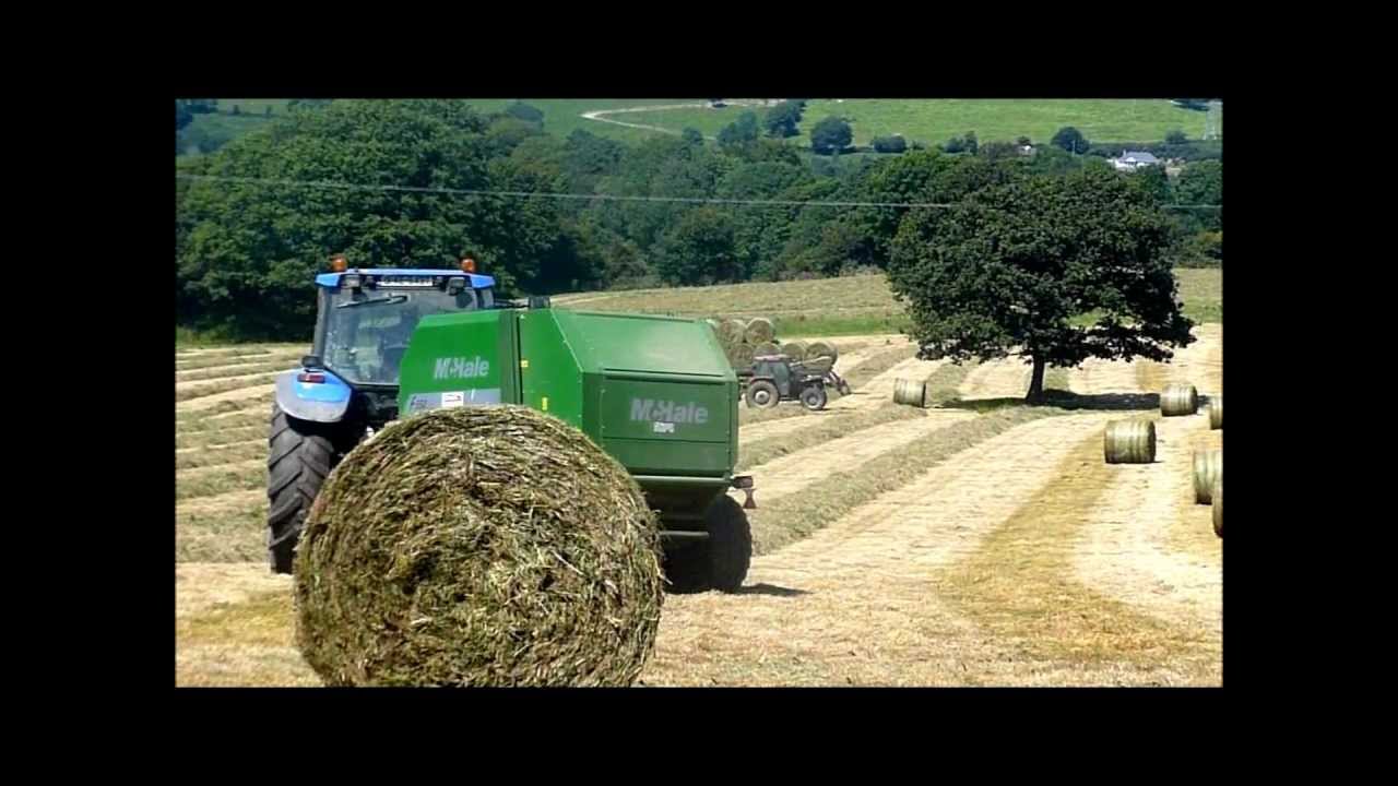 Silage 2011 Cork : Baling With New Holland And McCale (Part 2)