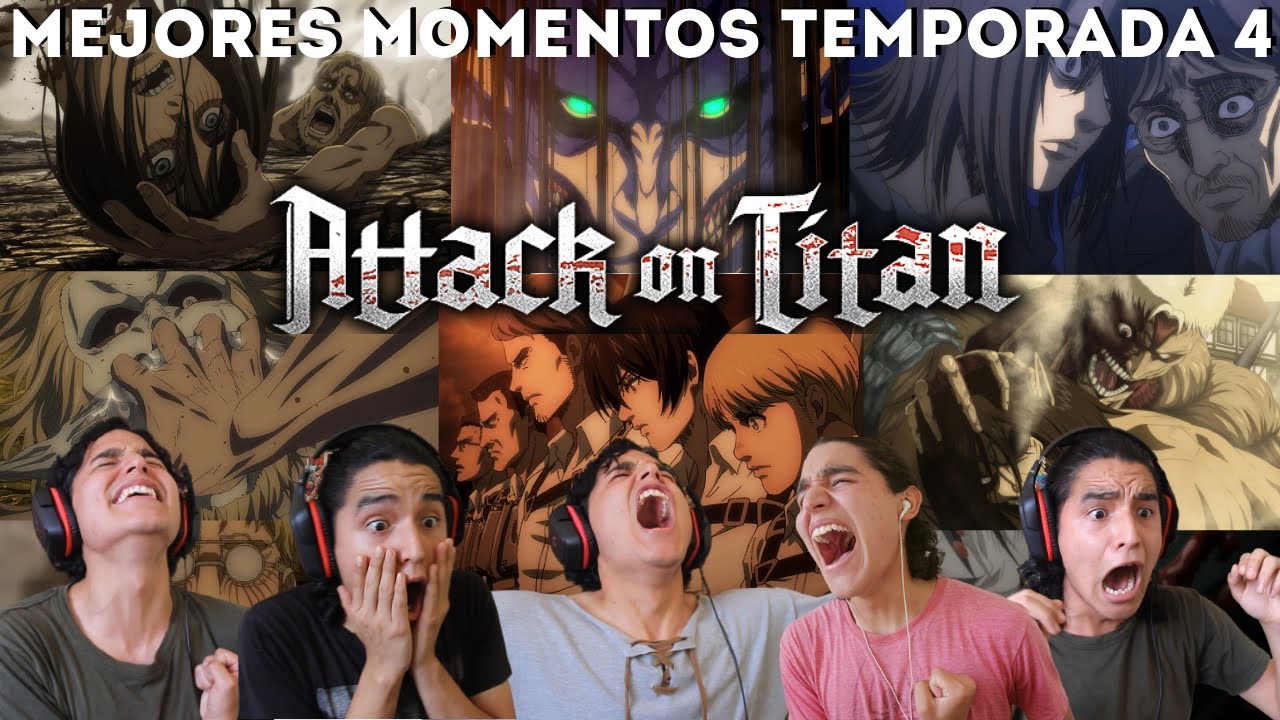 SHINGEKI NO KYOJIN TEMPORADA 4 MEJORES MOMENTOS REACCIÓN!!!