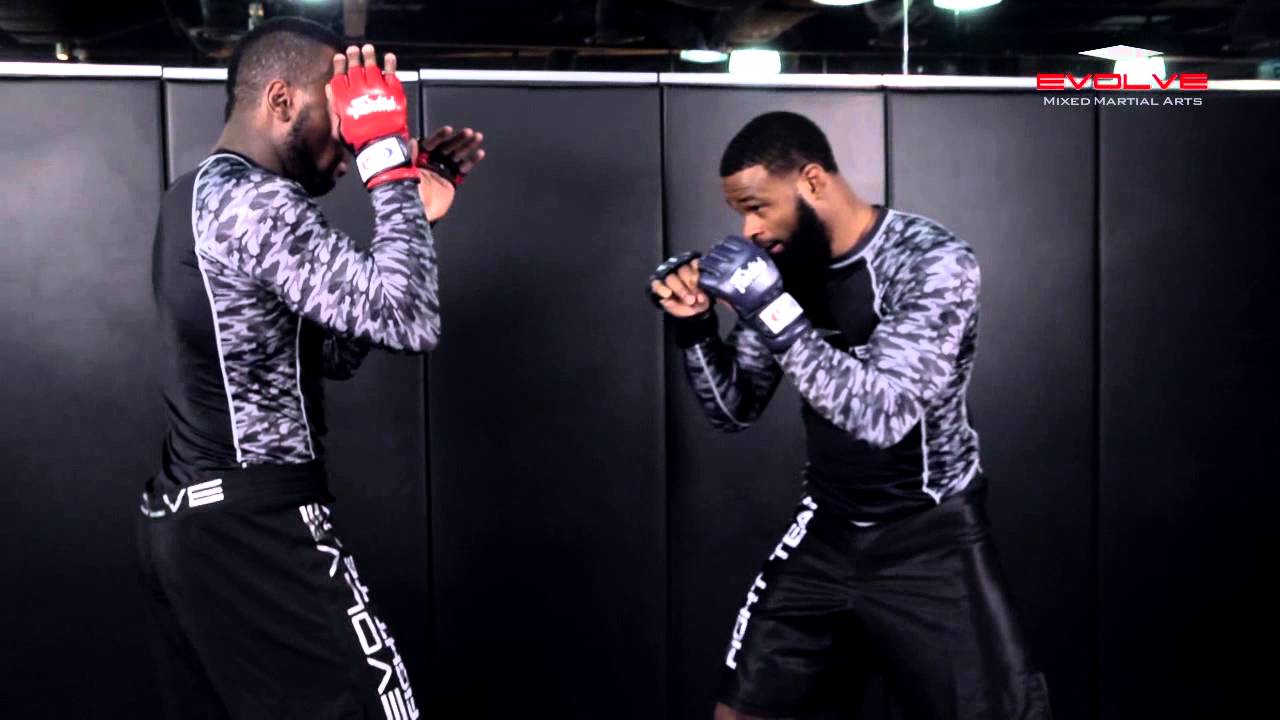 UFC Tyron Woodley Takedown Combination | Evolve University