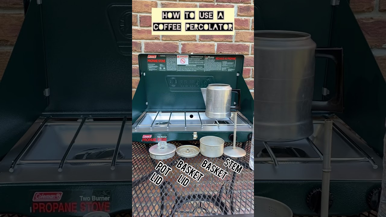 How To Use A Coffee Percolator #shorts