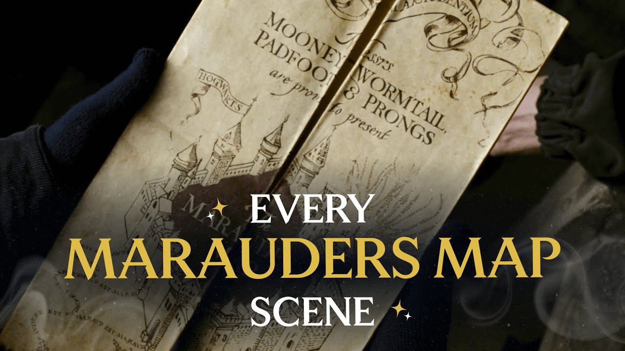 Every Marauder's Map Scene | Compilation | Harry Potter