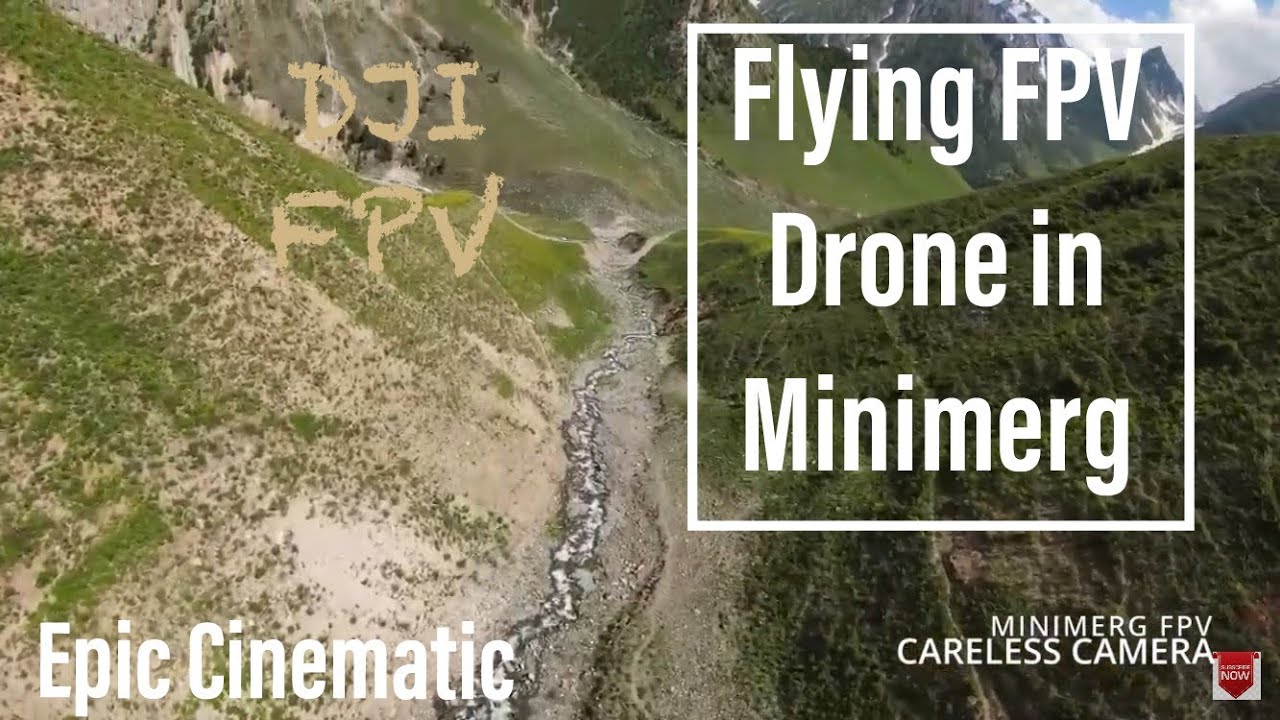 Minimerg Drone FPV view- BURZIL TOP - DOMEL - Gilgit Baltistan Pakistan FPV