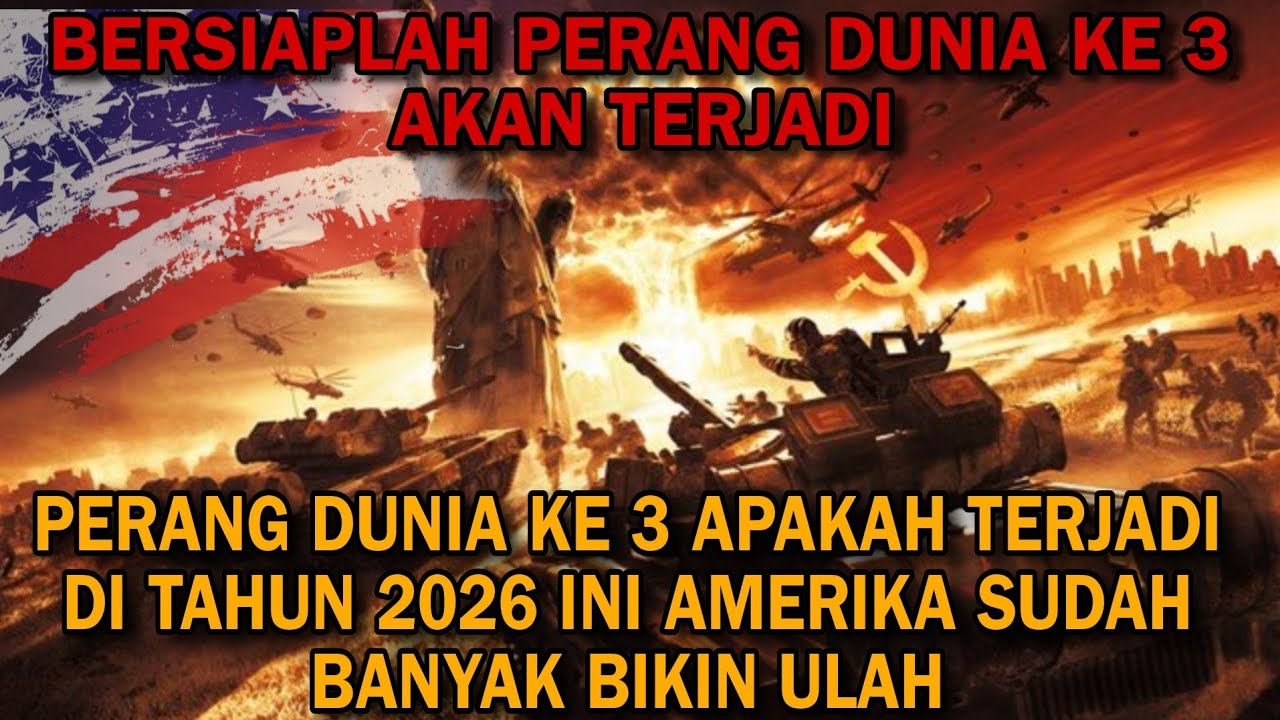 PERANG DUNIA KE 3 APAKAH TERJADI DI TAHUN 2026 INI ‼️AMERIKA SUDAH BANYAK BIKIN ULAH 