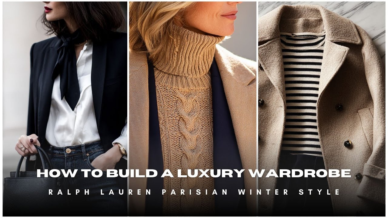 👜 How to Build a Luxury Capsule Wardrobe ✨ Ralph Lauren Parisian Winter Style