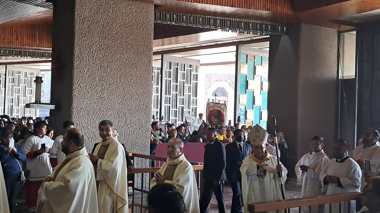 Peregrinación de la #ArqTl a la casa de nuestra morenita del Tepeyac la Virgen Guadalupe