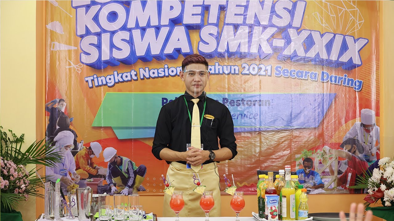 LKS Nasional 2021 Restaurant Service | Perwakilan Jawa Timur | Smkn 3 Malang | Arzandy Piero Suqma B