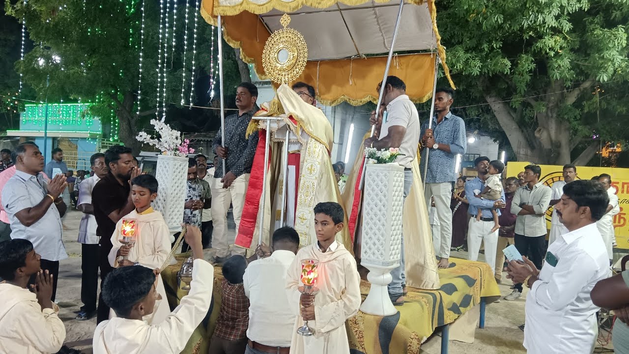நற்கருணை பவனி பாகம் _2 சிலுவைப்பட்டி புனிதரின் திருவிழா