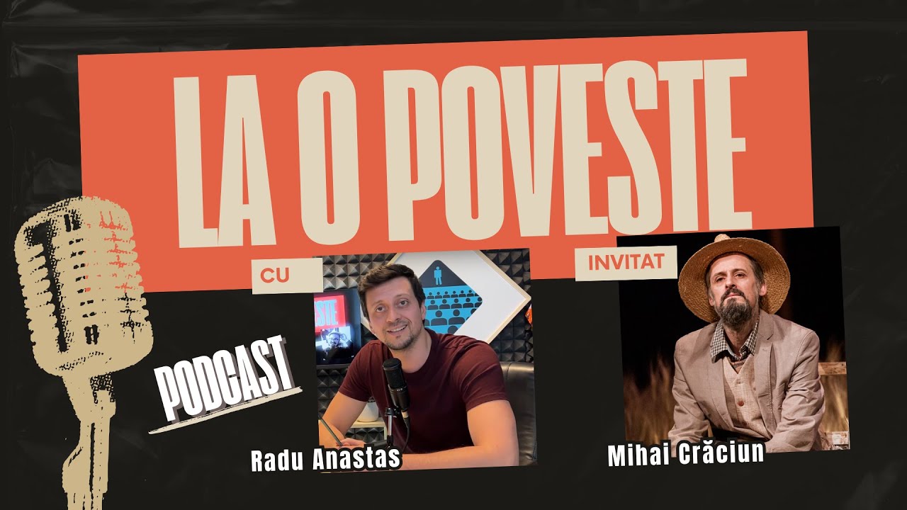 Despre călătoria actorului prin copilărie și teatru cu Mihai Crăciun