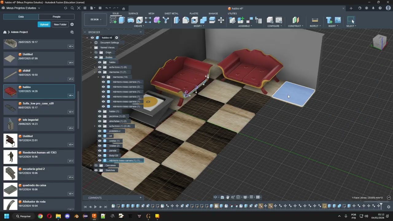 Habbo 3D modelling 2026