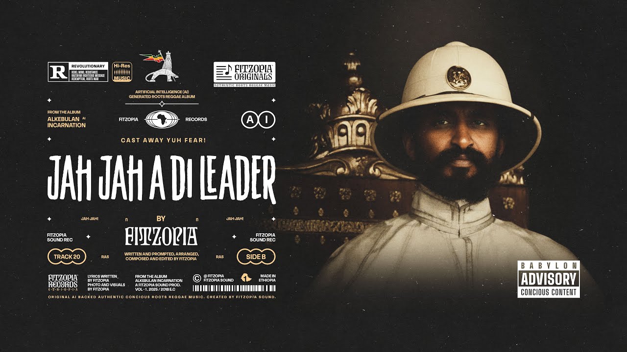 Fitzopia - Jah Jah a di Leader! (Lyric Video) - Conscious Roots Reggae