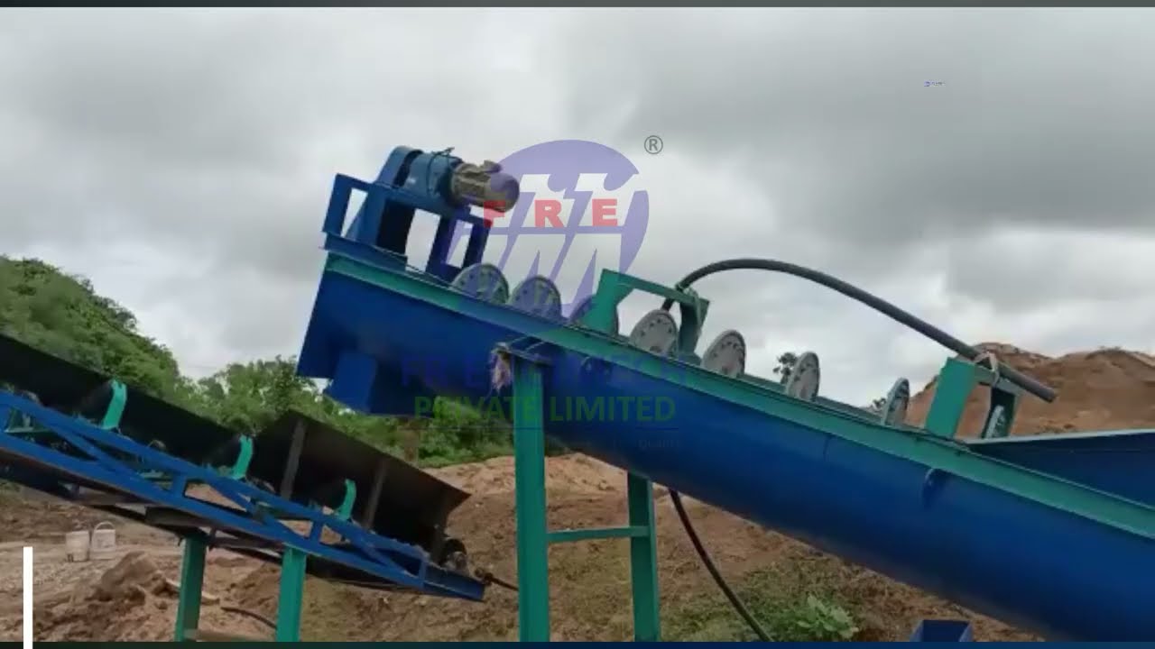 Spiral Classifier for Sand Washing Plant Manufacturer by FR Engimech Private Limited