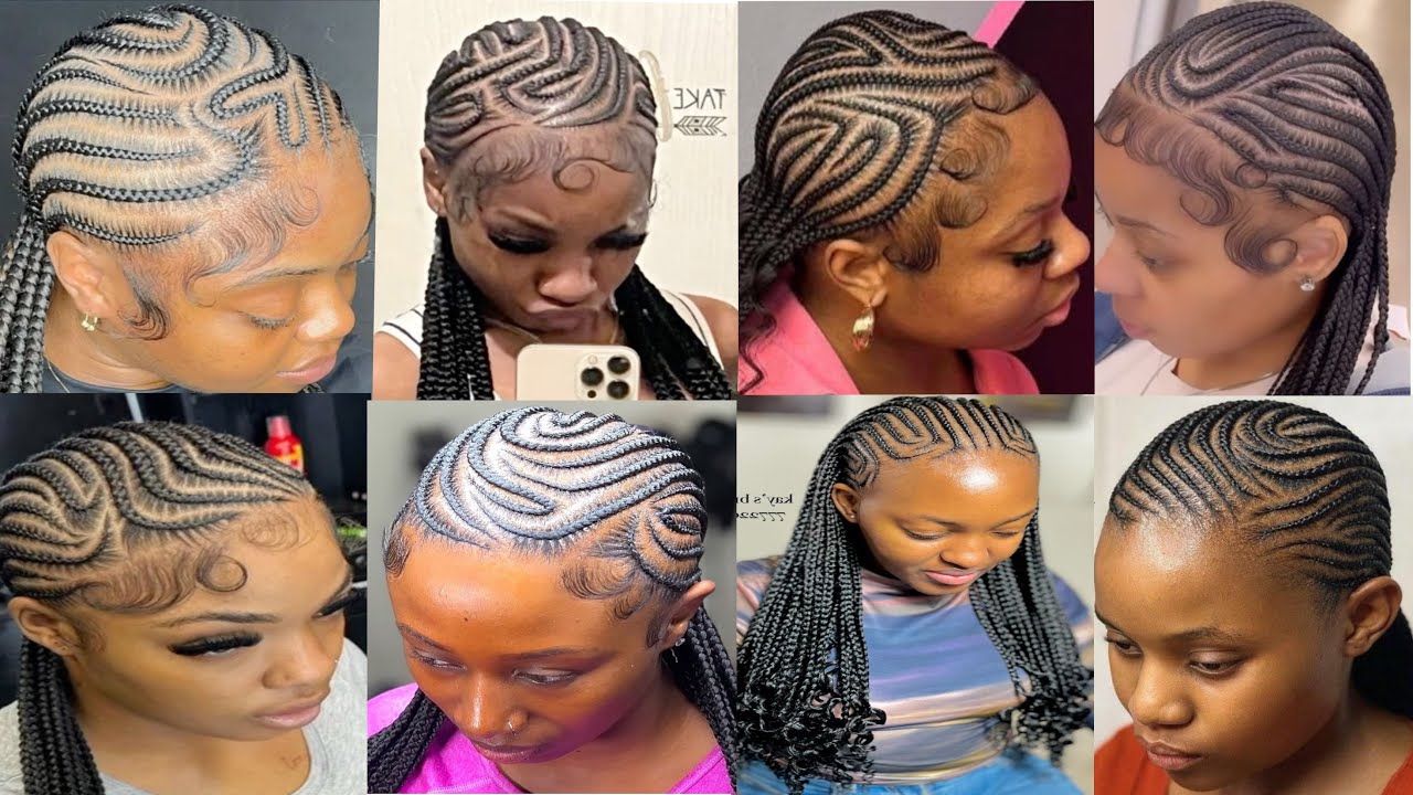 Most Gorgeous And Amazing All Back Braids Style For African Black Women/ Simple 2026 Hairstyles