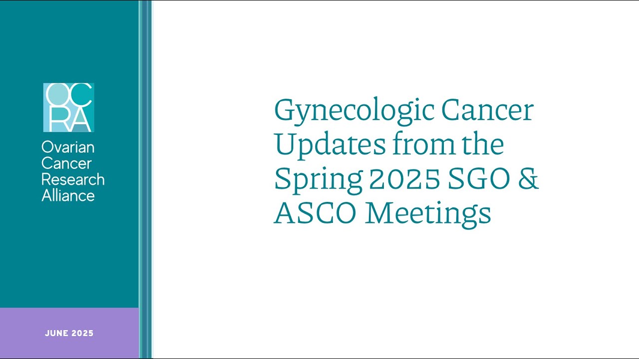 Latest Gynecologic Cancer Treatment Advances | Spring 2025 SGO & ASCO Highlights