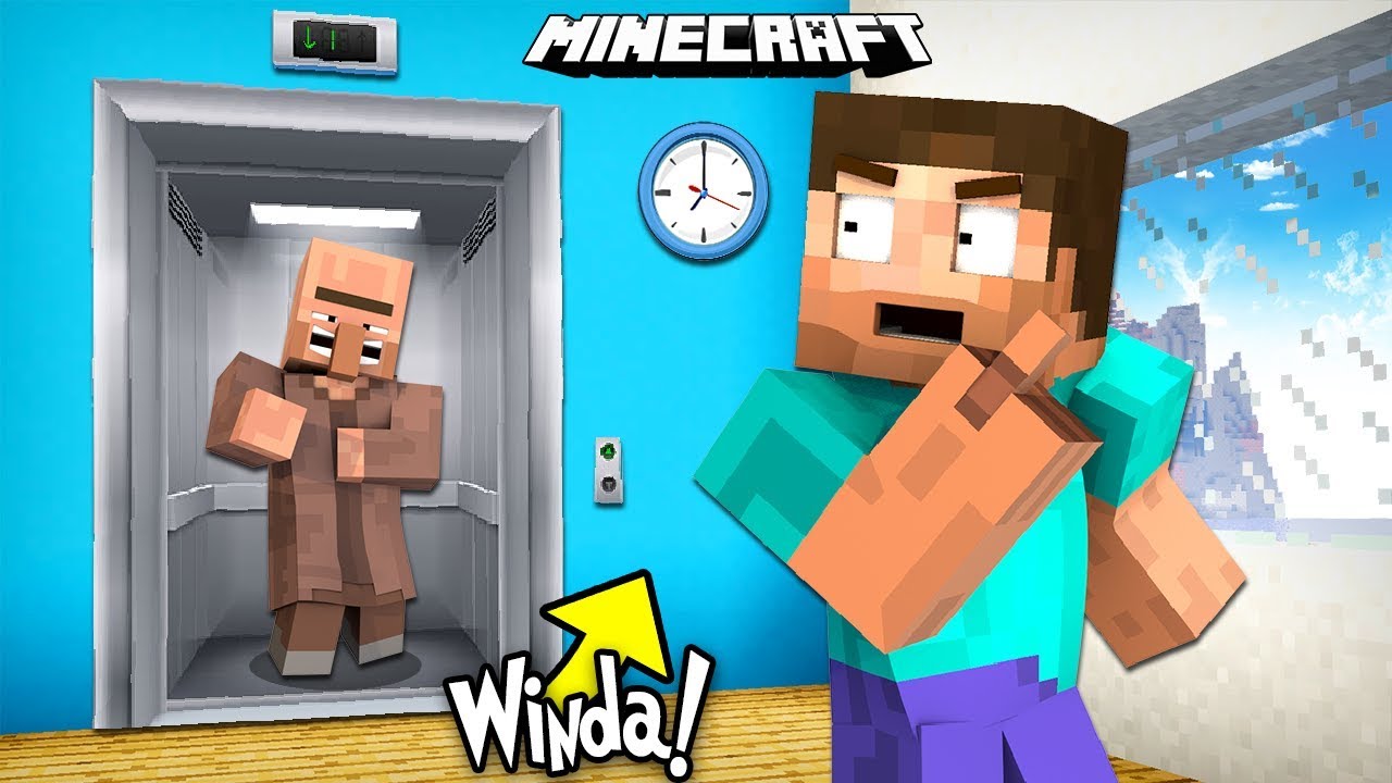 BARDZO DZIWNA WINDA W MINECRAFT...