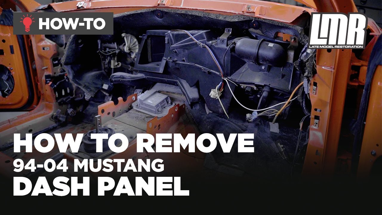 How To Remove SN95/New Edge Mustang Dash Panel (94-04)