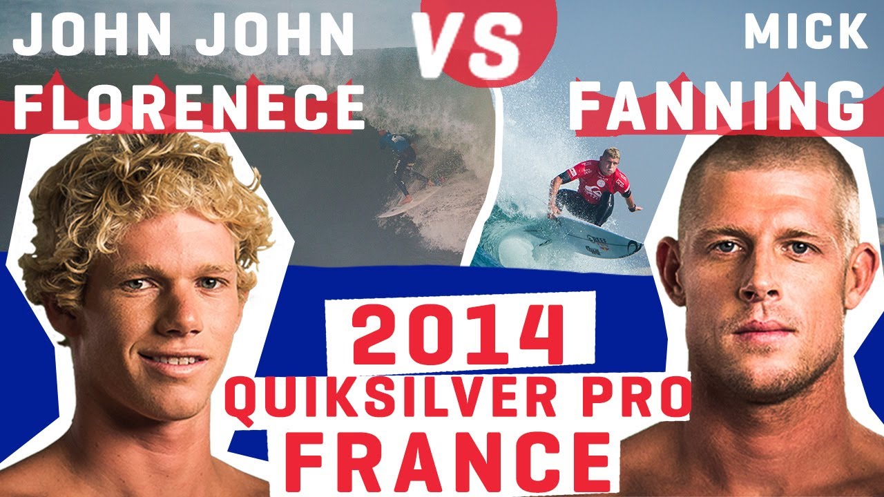 John John Florence VS Mick Fanning 2014 Quiksilver Pro France FULL HEAT REPLAY - WSL REWIND