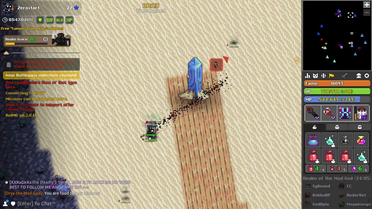 2025-11-02 約40分 ROTMG ゼロからはじめましょう Day 50