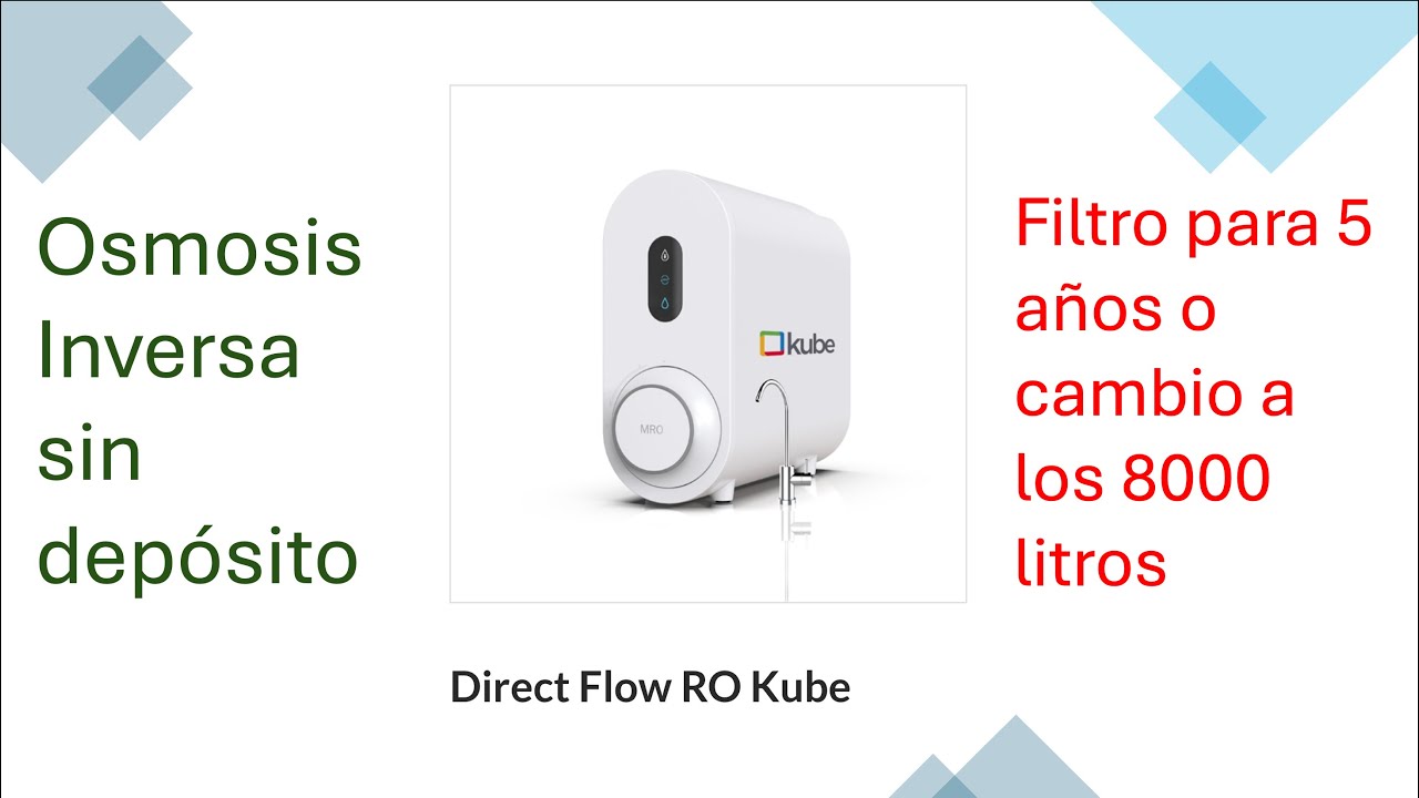 Filtro Osmosis inversa sin deposito KUBE