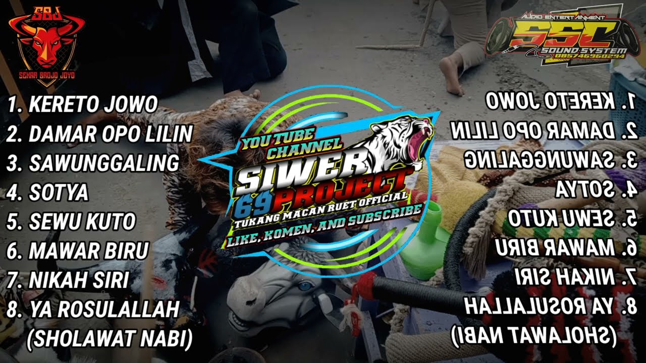 🔴Full Album Lagu Bantengan Terbaru SEKAR BROJO JOYO - Bass Glerr // SIWER69PROJECT // SSCAUDIO