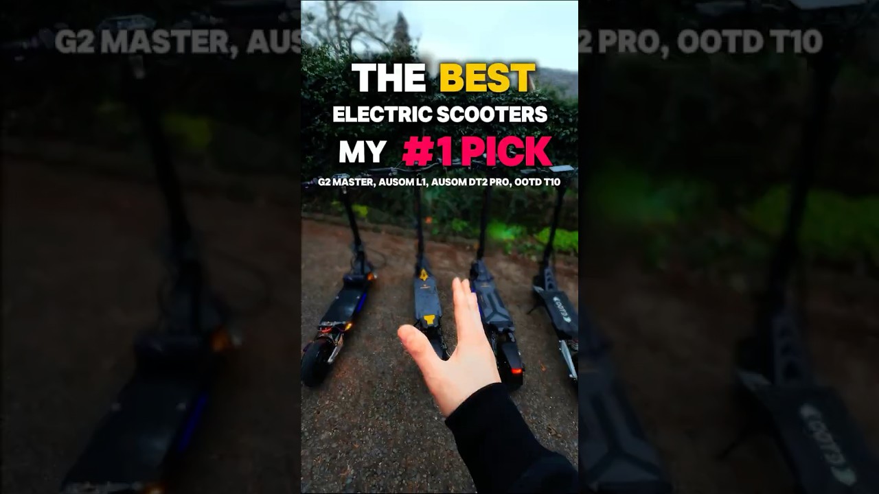 My Favorite Scooter and How I Ride Them Daily #escooter #scooter #kukirin #ausom