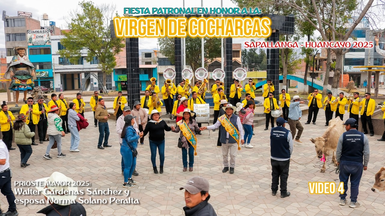 🎉𝐅𝐈𝐄𝐒𝐓𝐀 𝐏𝐀𝐓𝐑𝐎𝐍𝐀𝐋 𝐄𝐍 𝐇𝐎𝐍𝐎𝐑 𝐀 𝐋𝐀 𝐕𝐈𝐑𝐆𝐄𝐍 𝐃𝐄 𝐂𝐎𝐂𝐇𝐀𝐑𝐂𝐀𝐒 𝐒𝐚𝐩𝐚𝐥𝐥𝐚𝐧𝐠𝐚 - 𝐇𝐲𝐨✨(Prioste Mayor 2025) VIDEO 4