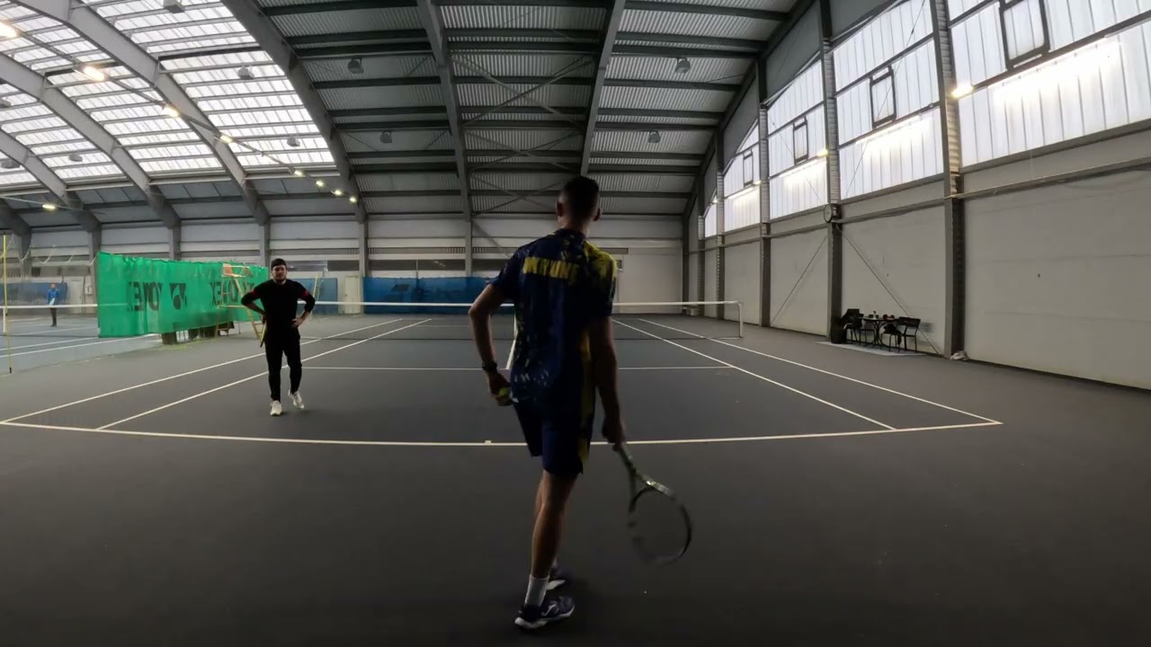 Double tennis: training match 17