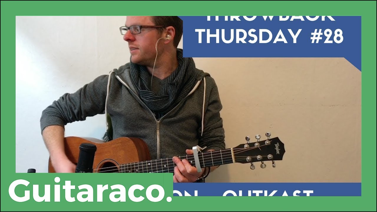 MS JACKSON - OUTKAST - TBT #28 // EASY Guitar Tutorial (Open Chords C D Em)