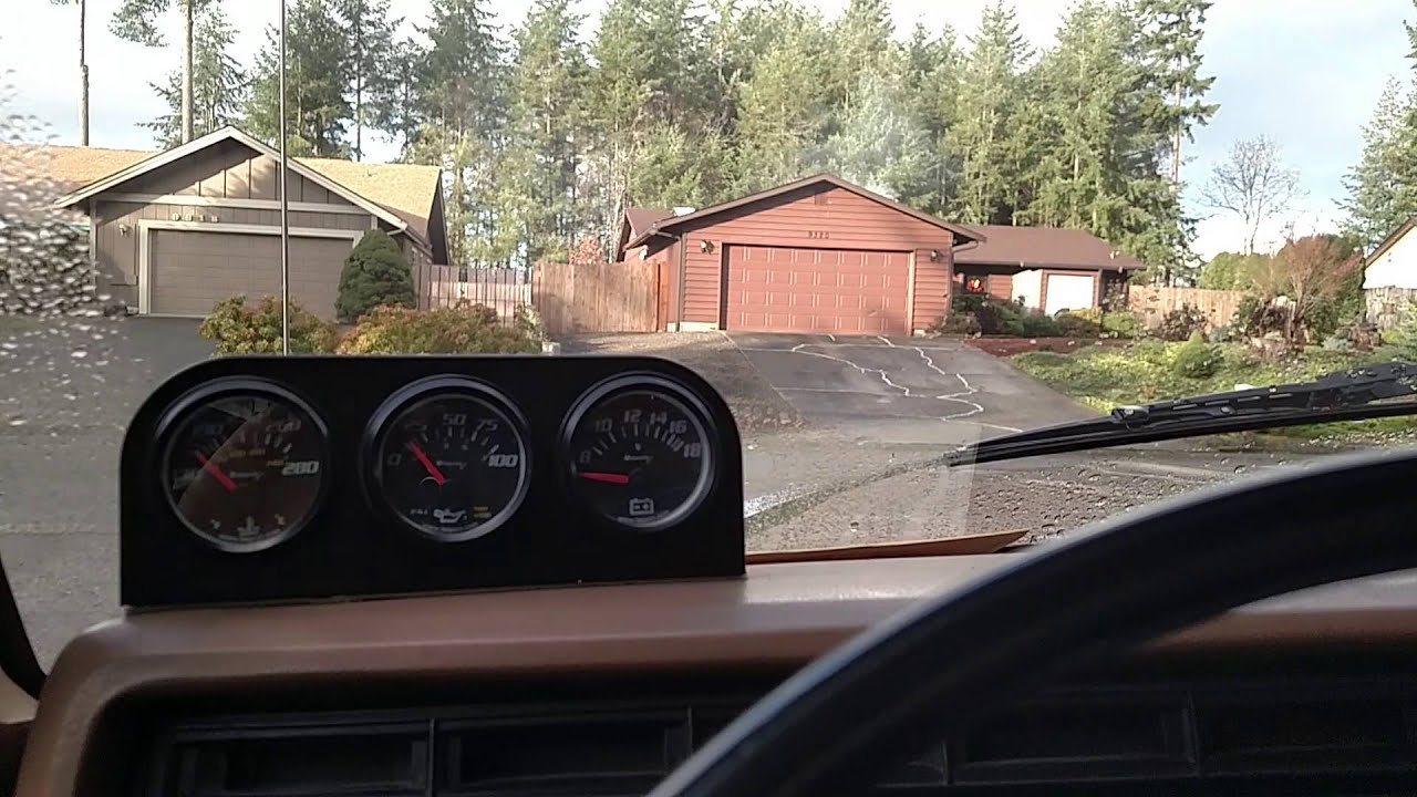 1986 Ford F250 6.9 idi cold start