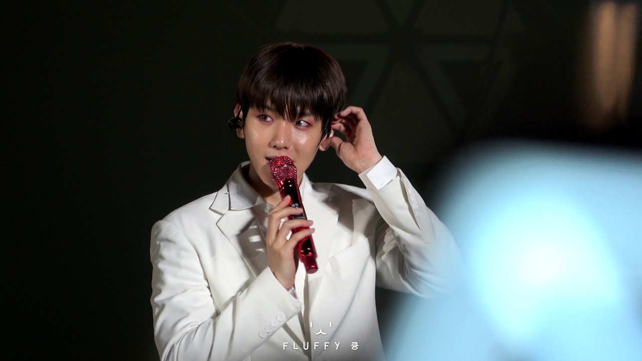 [4K] 180714 엑소 EXO ElyXiOn DOT in Seoul - White Suit Ment - Baekhyun 백현 Focus 직캠