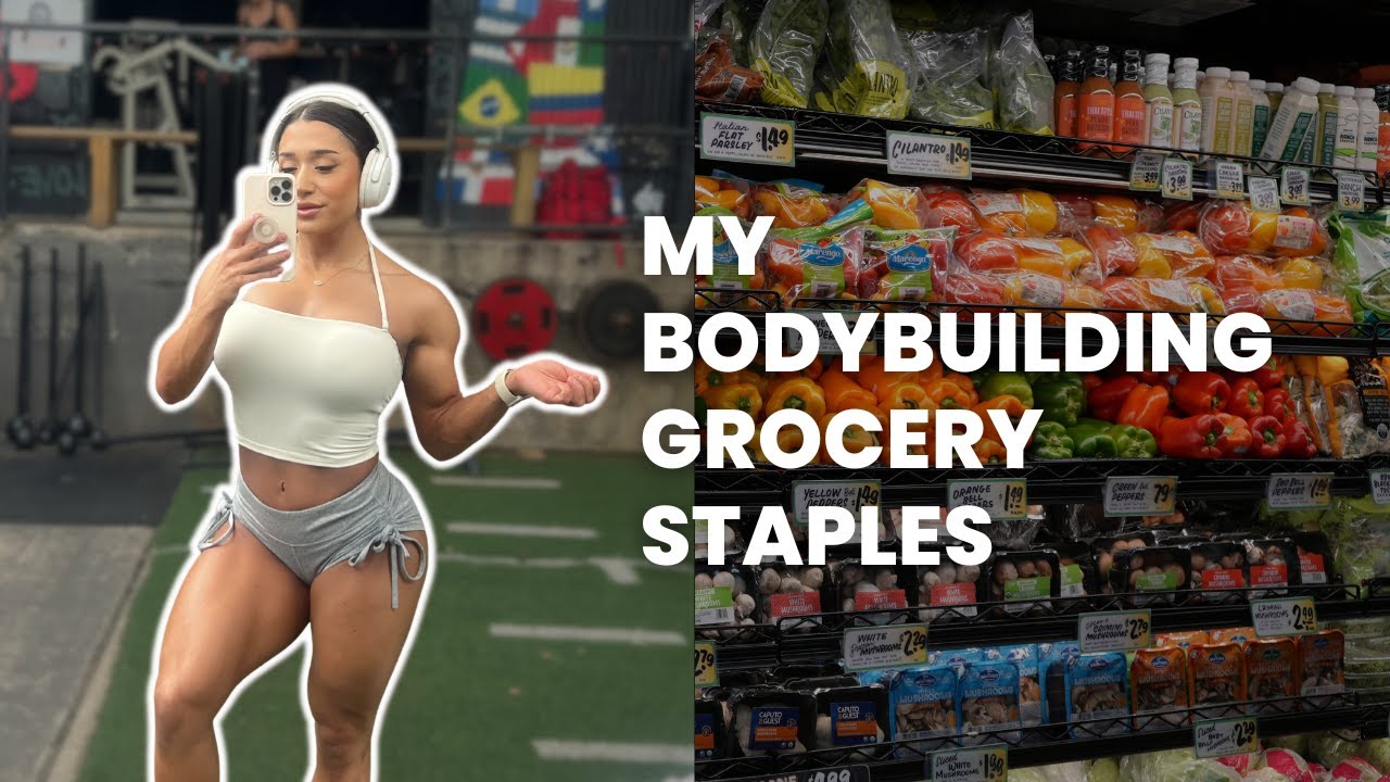 my cutting grocery haul | bodybuilding prep