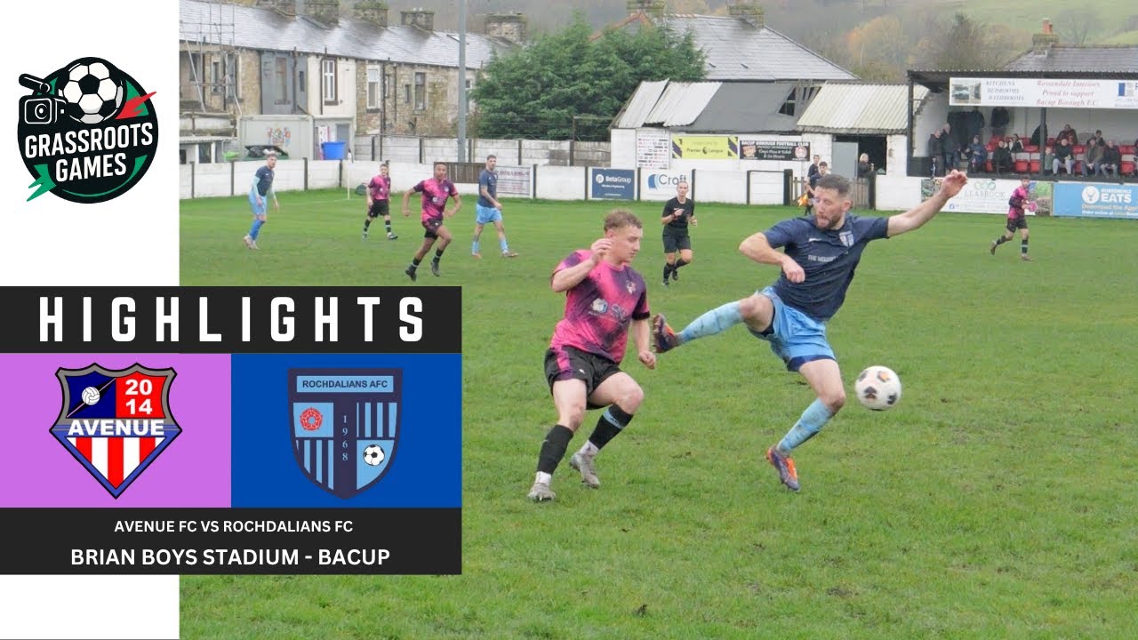 I can't believe he wasn't sent off!. FA Sunday cup 2nd round - Avenue Vs Rochdalians, massive derby