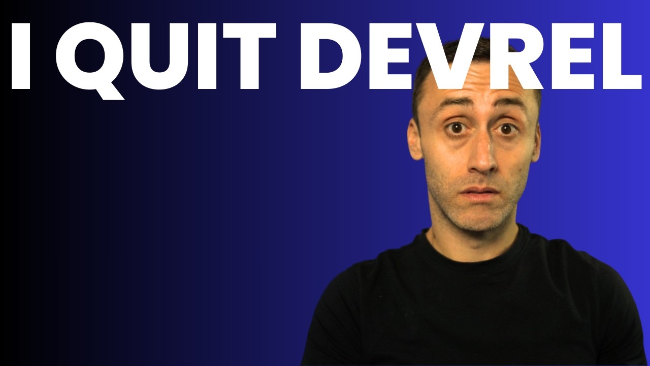 Почему я решил пока уйти из Developer Relations