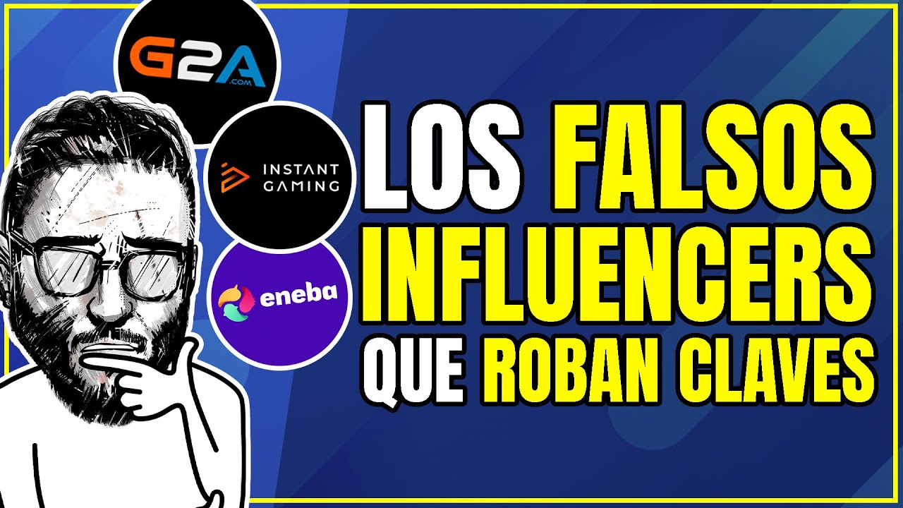 Influencers falsos que roban claves de Steam