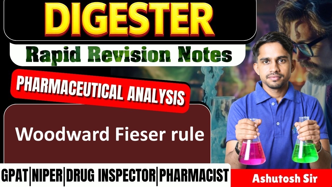 D-33 | Woodward–Fieser Rule - Pharmaceutical Analysis | Rapid Revision Notes