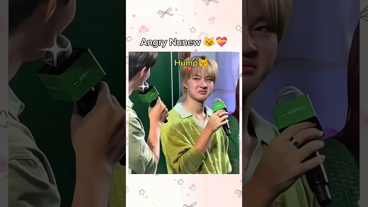 Nunew get angry with hia?😼💝🤭#bl #thaibl #zeenunew #thenextprince #zonzon #shorts
