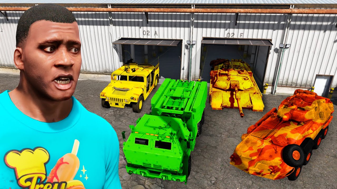 A GARAGEM SECRETA DO EXÉRCITO NO GTA 5