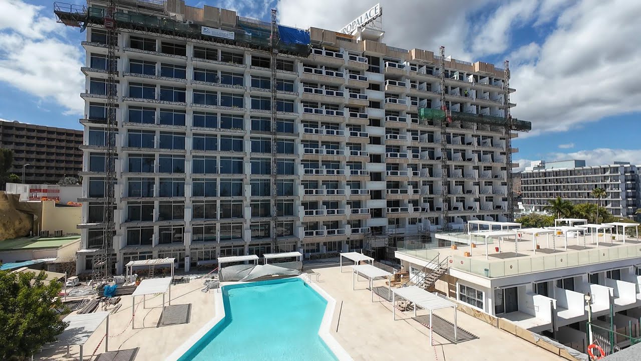 Realität Gran Canaria Maspalomas 14.5.25 Baustelle Hotel EUROPALCE Hotel REY CARLOS  und mehr....